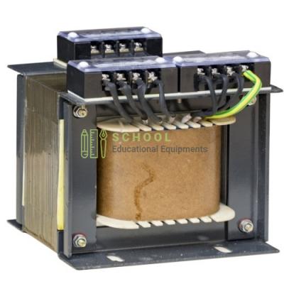 Sectional Front View Of 1PH Transformer